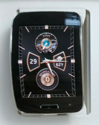 Samsung Galaxy Gear S Sm - r750p curved amoled rare smartwatch wi - fi bluetooth 3