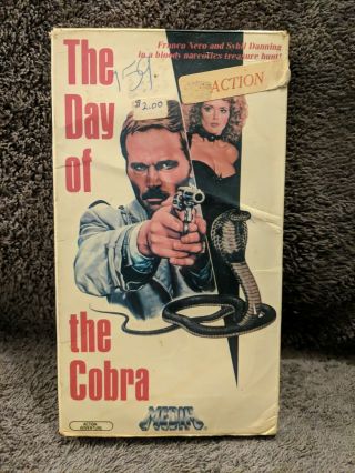 Day Of The Cobra (vhs,  1984) Rare Media -