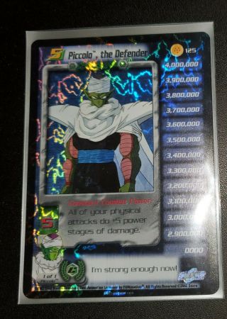 Dragon Ball Z Ccg Piccolo,  The Defender Holo Ultra Rare 125