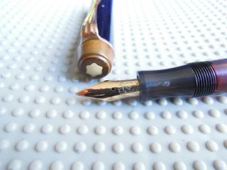 Vintage Rare Black Montblanc No.  333 1/2 (?) Fountain Pen