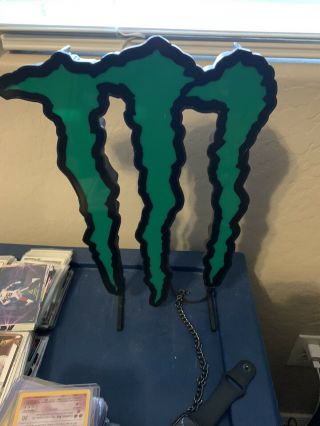 Monster Energy Led Light Up Sign - Very Rare