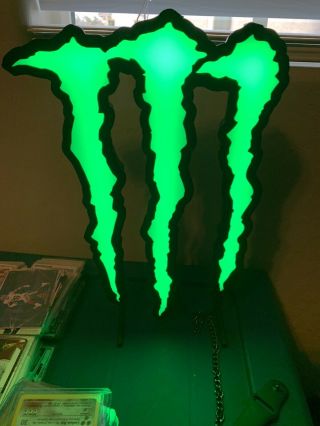 Monster Energy Led Light Up Sign - Very Rare 2