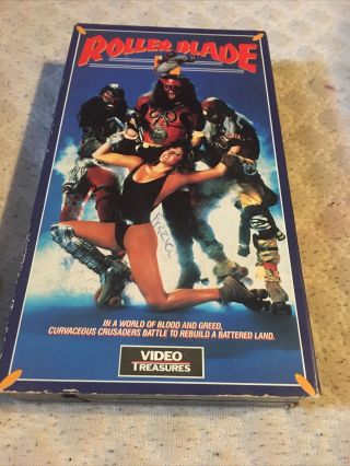 Roller Blade.  Rare Oop Horror Vhs Tape.  Video Treasures 1989.  Read Details.