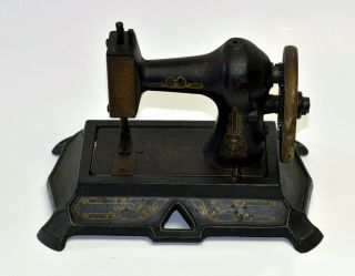 Muller Miniature Sewing Machine,  Childs Toy,  Circa 1922