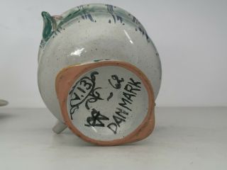 Rare 1962 Bjorn Wiinblad Pottery Face Head Hat Bowl Cup Vase Potpourri 2