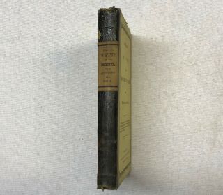 Emerson ' s Watts on the Improvement of the Mind 1833 Antique Book 2