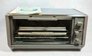 Rare Black & Decker Continuous Cleaning Toast - R - Oven Under Cabinet - Tro600 Ty1