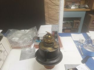 Antique E.  Miller Brass Burner For Oil Kerosene Lamp.  Conn.