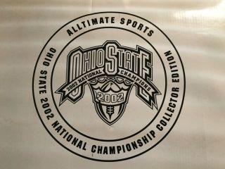 The Ohio State Buckeyes 2002 National Championship Team Display,  Very Rare
