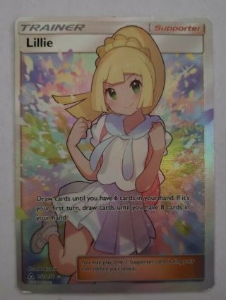 Pokemon Lillie - 151/156 - Full Art Ultra Rare Sun & Moon