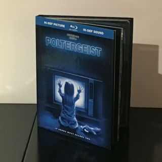 Poltergeist Blu - Ray Digibook,  Rare Out Of Print Oop Tobe Hooper Steven Spielberg