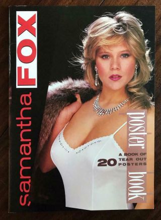 Samantha Fox Tear Out Poster Book Atlanta Press 1987 20 Posters 11 X 17 Nm,  Rare