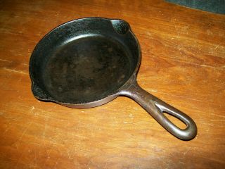 Antique Griswold Cast Iron Frying Pan 3 709 A,  Level