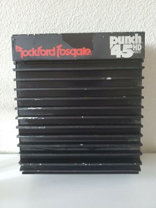 Old School Rockford Fosgate Punch 45 2 Channel Amplifier,  Rare,  Usa