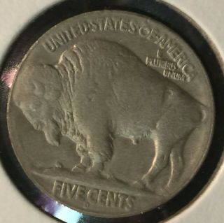 1914 D U.  S.  A.  5c Buffalo Nickel ^rare 1 Denver Key Date ^horn Detail
