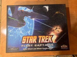 Star Trek Fleet Captains Board Game,  Wizkids 2011,  Rare / Oop Complete Vg/nm