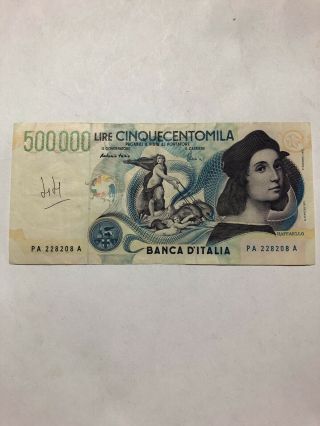 Italy 500000 Lire 1997 P - 118 F Rare