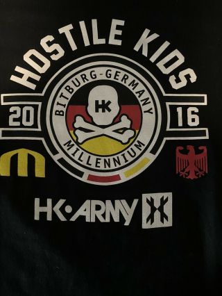 Hk Army Rare Millenium 2016 Bitburg Germany Event Tshirt - Large