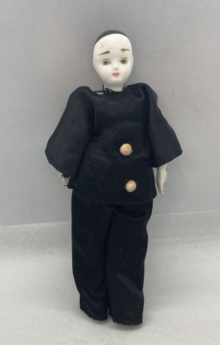 7.  5” Vintage Dollhouse Doll Rare Bisque Head Hands Miniature