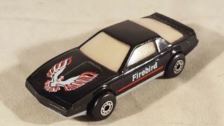 Matchbox Superfast Pontiac Firebird Se / Black Body W/ Glow Windows - Ultra Rare