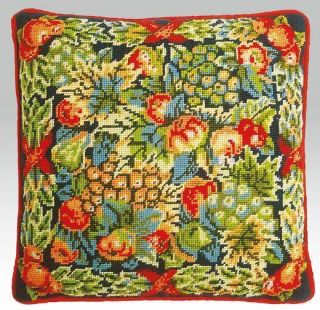 Ehrman Kaffe Fassett Christmas Fruit Retired Needlepoint Tapestry Kit Rare