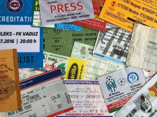 European Uefa Competition Tickets/biglietti - Some Very Rare - Choose From List 2