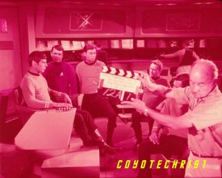 Rare 1966 Star Trek Tos 35mm Film Clip Squire Of Gothos Clapper Board Bridge Al