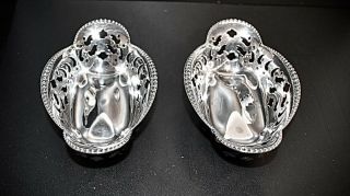Rare Tiffany & Co,  Solid Silver,  Trinket Dishes,  Hallmarked 1910
