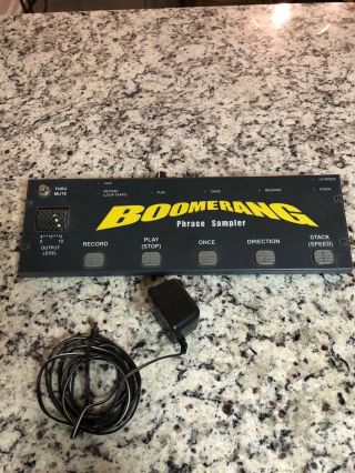 Boomerang,  Plus V2 Phrase Sampler Loop Looper Recorder Rare Guitar Effect Pedal