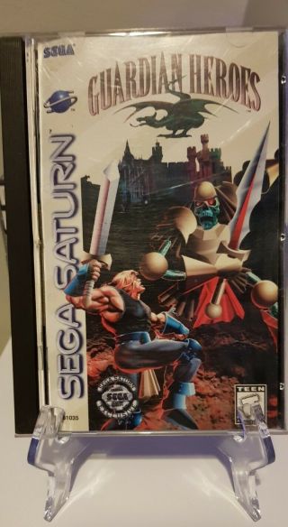 Guardian Heroes Sega Saturn Rare W/reg Card Cib Complete
