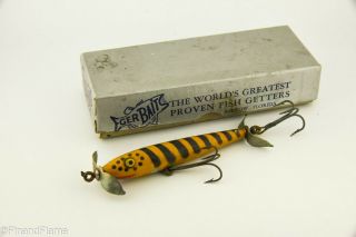 Vintage Eger Dillinger Minnow Antique Fishing Lure Lc38