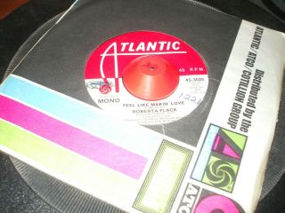 Roberta Flack Feel Like Makin Love 45 Record Rare Dj Promo