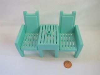 Playskool Dollhouse Lounge Chairs For Front Porch Outdoor Furniture Rare