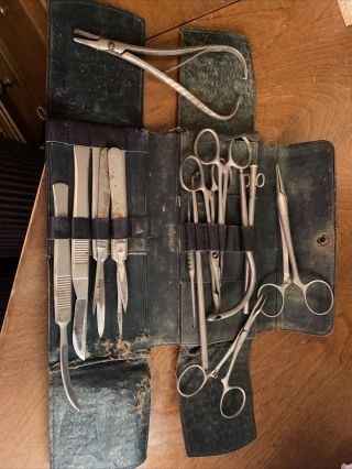 Ww2 Medic Medical Field Kit Antique Vintage Tools