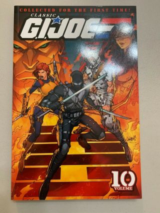 Classic G.  I.  Joe Volume 10 Tpb Idw Comics Rare Gi Joe -