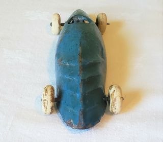 Early All Metal Products Wyandotte Toys BULLET SHAPED RACE CAR 30s V RARE 3