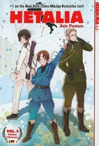 Hetalia Axis Powers Vol 1 Hidekaz Himaruya 2010 Rare Oop Ac Manga Graphic Novel