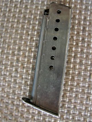 German P - 38 Late - War " 1944 " Rare Field Replacement Mag.  19th Type (pg 239)