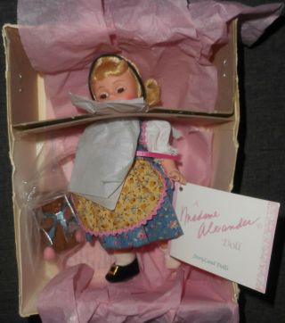 Vintage 8 " Madame Alexander Goldilocks Storyland Doll 140500 With Bear