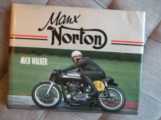 Manx Norton - Mick Walker - Signed By G Duke/p Read/j Surtees/k Kavanagh - Rare