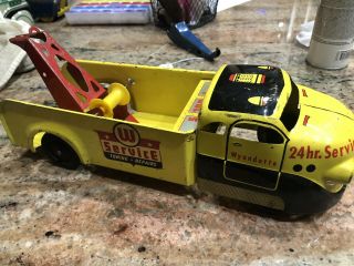 Wyandotte Service,  Towing,  Wrecker Truck.  Pressed Steel,  1950’s.  Fairly Rare Toy