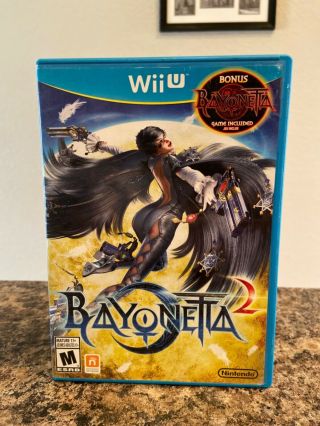 Bayonetta 2 Wii U (nintendo Wii U,  2016) Complete 2 Disc Rare