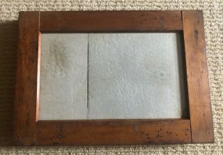 Antique Wooden Negative Printing Frame - 10 " X 7 " - Scovill Mfg.  Co.  Ny