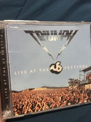 Triumph — Live At The Us Festival Cd,  Dvd Classic Rock Rare Oop