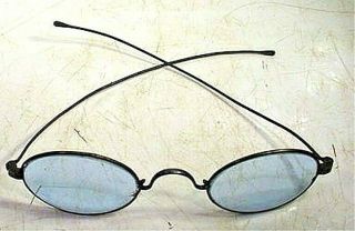 Antique Civil War Era Tinted Eye Glasses - Sharp Shooters Spectacles