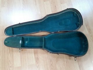 Violin Case - Vintage German Coffin Case Hard Shell - - Fiddle - Antique - Craft - Gun
