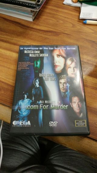 . Com For Murder Rare Omega Entertainment Dvd With Special Features