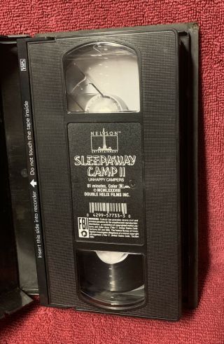 Sleepaway Camp 2 - Vhs - Rare Cult Horror (tape Only) - Play