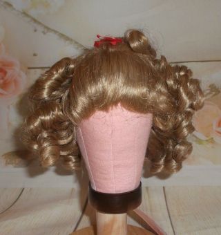 Vintage Blond Fancy Antique Style Doll Wig Sz12/13 La Sioux Stock