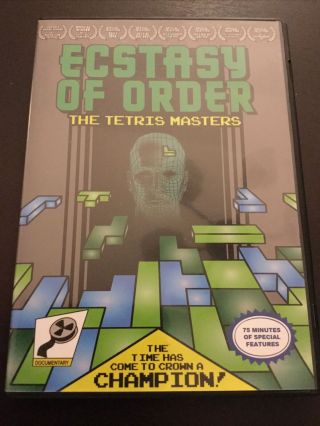 Ecstasy Of Order: The Tetris Masters (dvd,  2012) Rare,  Oop,  Htf W/insert